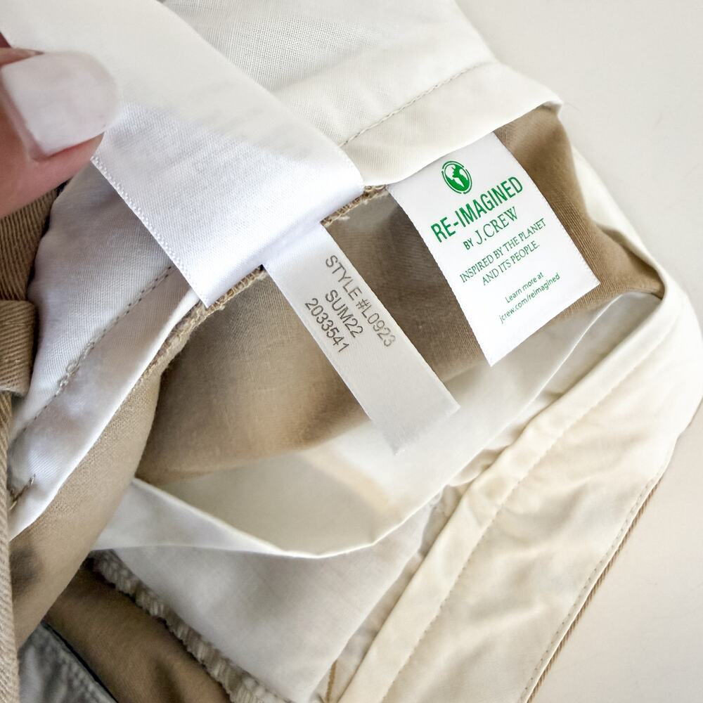J.Crew Mens 7” Flex Chino Shorts Khaki Beige - 34 - Picture 6 of 8